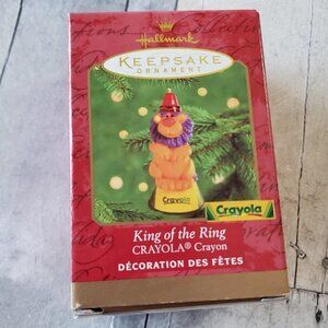 NWT - 2000 King of the Ring Crayola Hallmark Keepsake Ornament